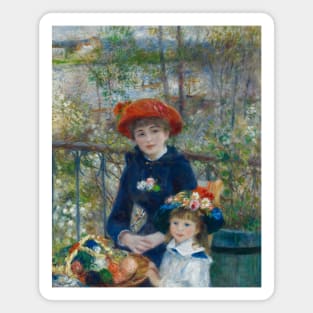 Two Sisters (On the Terrace) by Auguste Renoir Magnet